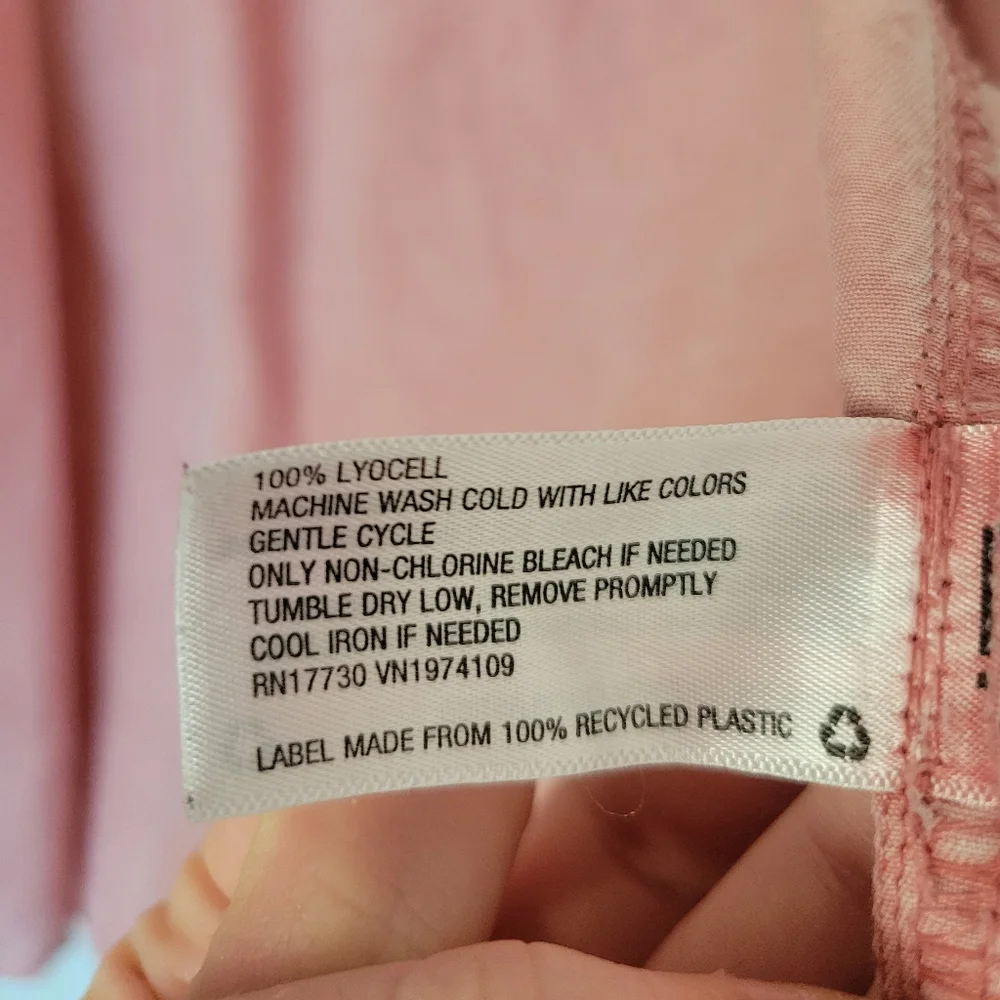 Pink Denim Button Up - Picture 4 of 6